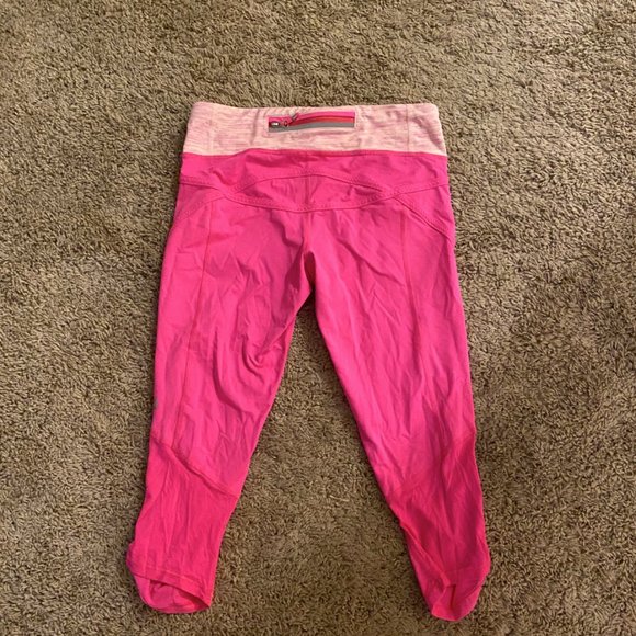 Hot Pink Lululemon Under Knee Leggings - Picture 4 of 4